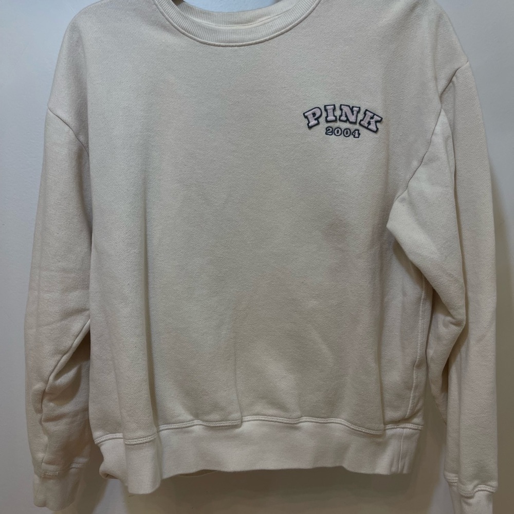 Lot of 3 PINK Victoria's Secret Crew Neck Sweaters
